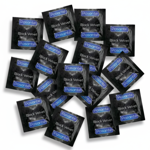 Pasante Black Velvet Condoms 144's 