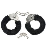 Plush Play Handcuffs Black