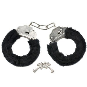 Plush Play Handcuffs Black