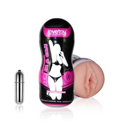 Sex in a Can Vibrating Masturbator 