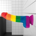 Lovetoy PRIDER LGBT rainbow dildo 8"
