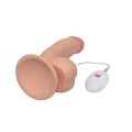 Dildo 8.5" The Ultra Soft Dude Vibrating 