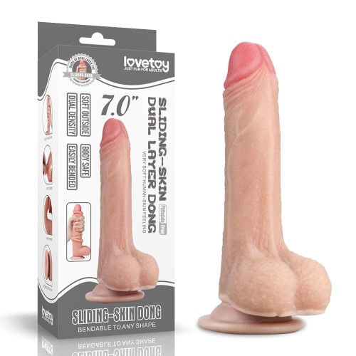 Dildo 7'' Sliding - Skin Dong