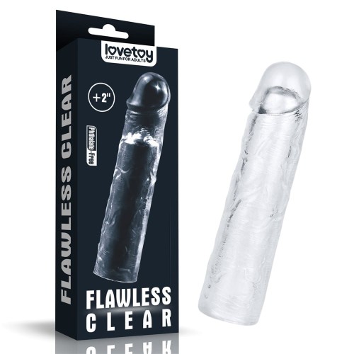 Lovetoy FLAWLESS CLEAR PENIS SLEEVE ADD 2''