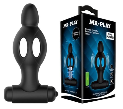 Mr Play Silicone Vibrating Anal Plug