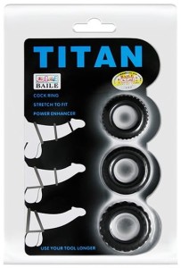 PRETTY LOVE TITAN Erection rings 3szt.