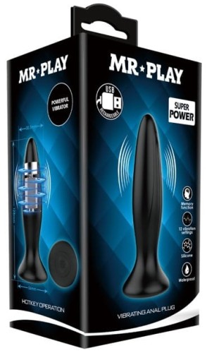 MR PLAY Vibrating anal plug
