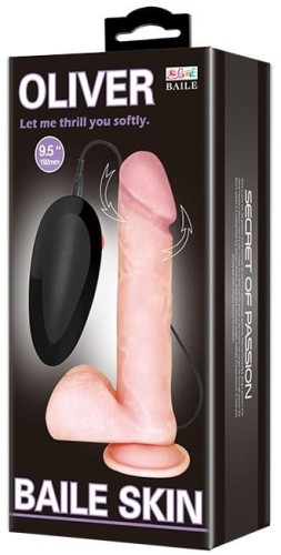 PRETTY LOVE OLIVER dildo with suction cup and vibrations