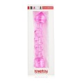 LoveToy GLASS ROMANCE 7" glass dildo pink