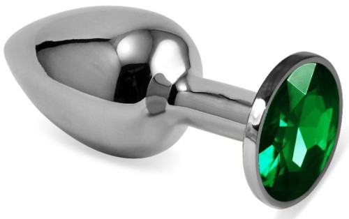LOVE TOY ROSEBUD METAL ANAL PLUG with gem