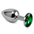 LOVE TOY ROSEBUD METAL ANAL PLUG with gem