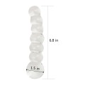 LOVE TOY GLASS ROMANCE 6.8" glass dildo