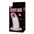 BRAVE MAN I - Vibrating Dotted Penis Sleeve